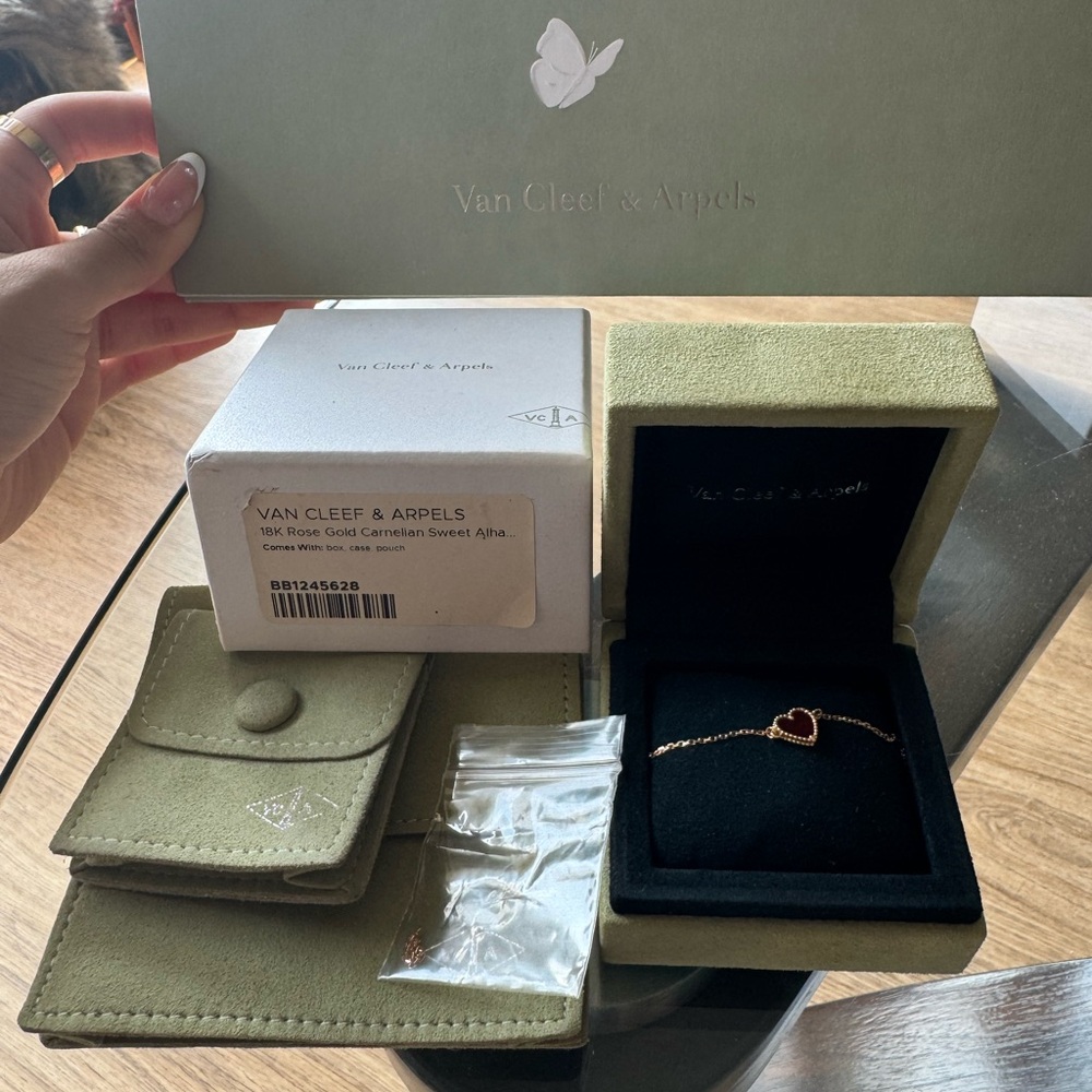 Van Cleef & Arpels Gold and Red Bracelet